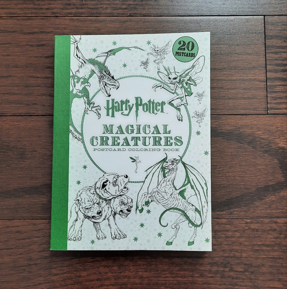 Harry Potter Magical Creatures Postcard Coloring Book